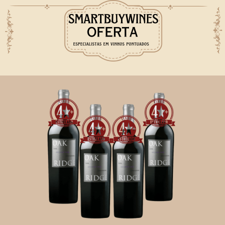 SMARTBOX 4 garrafas - Oak Ridge Cabernet Sauvignon, Lodi, California 2019 - SmartBuyWines.com.br