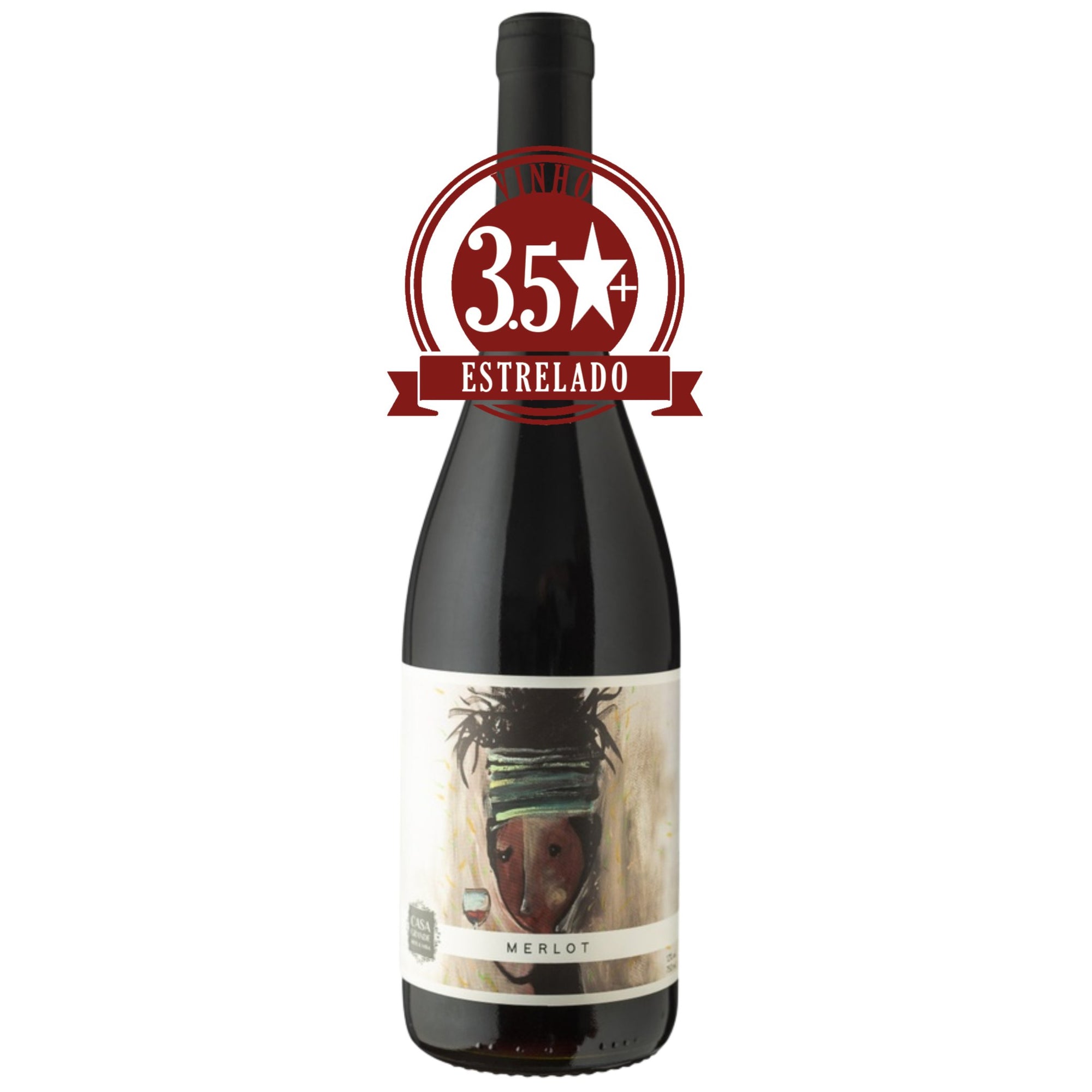 Casa Grande Arte y Viña - Merlot, Canelones, Uruguai 2020 - SmartBuyWines.com.br