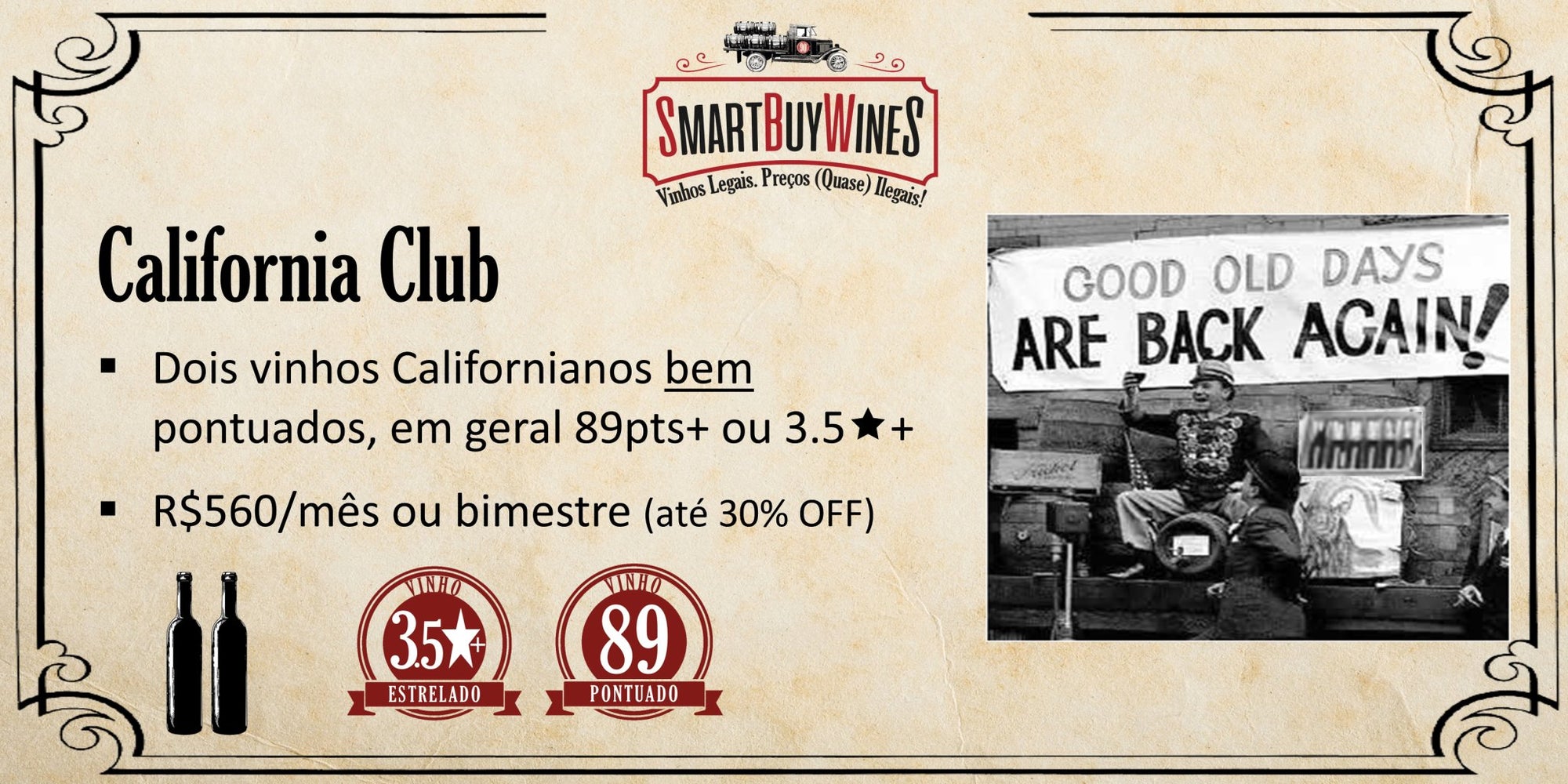 CLUBE CALIFORNIA - SmartBuyWines.com.br