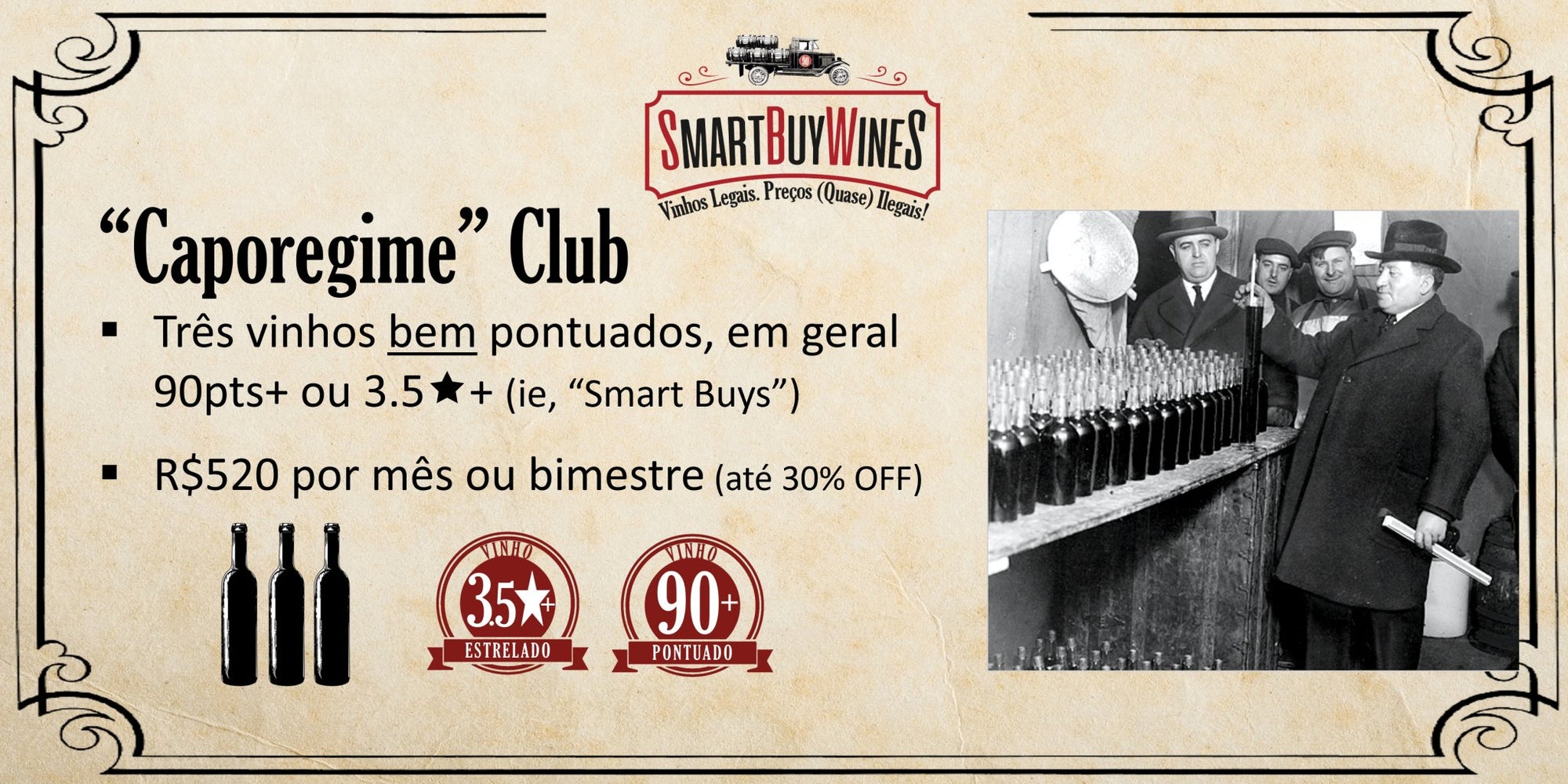 CLUBE CAPOREGIME - SmartBuyWines.com.br