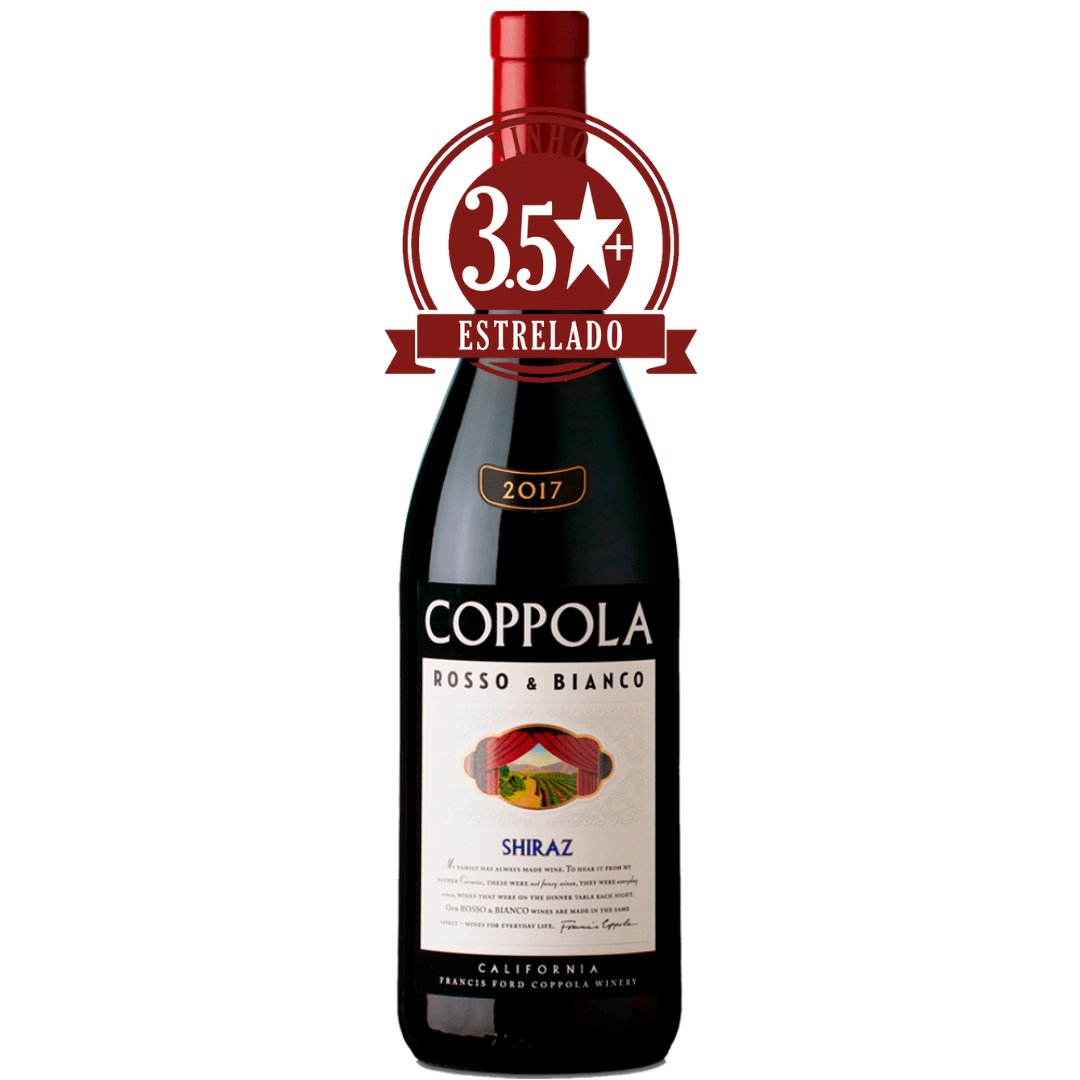 Francis Ford Coppola Rosso & Bianco Shiraz, California 2017 - SmartBuyWines.com.br