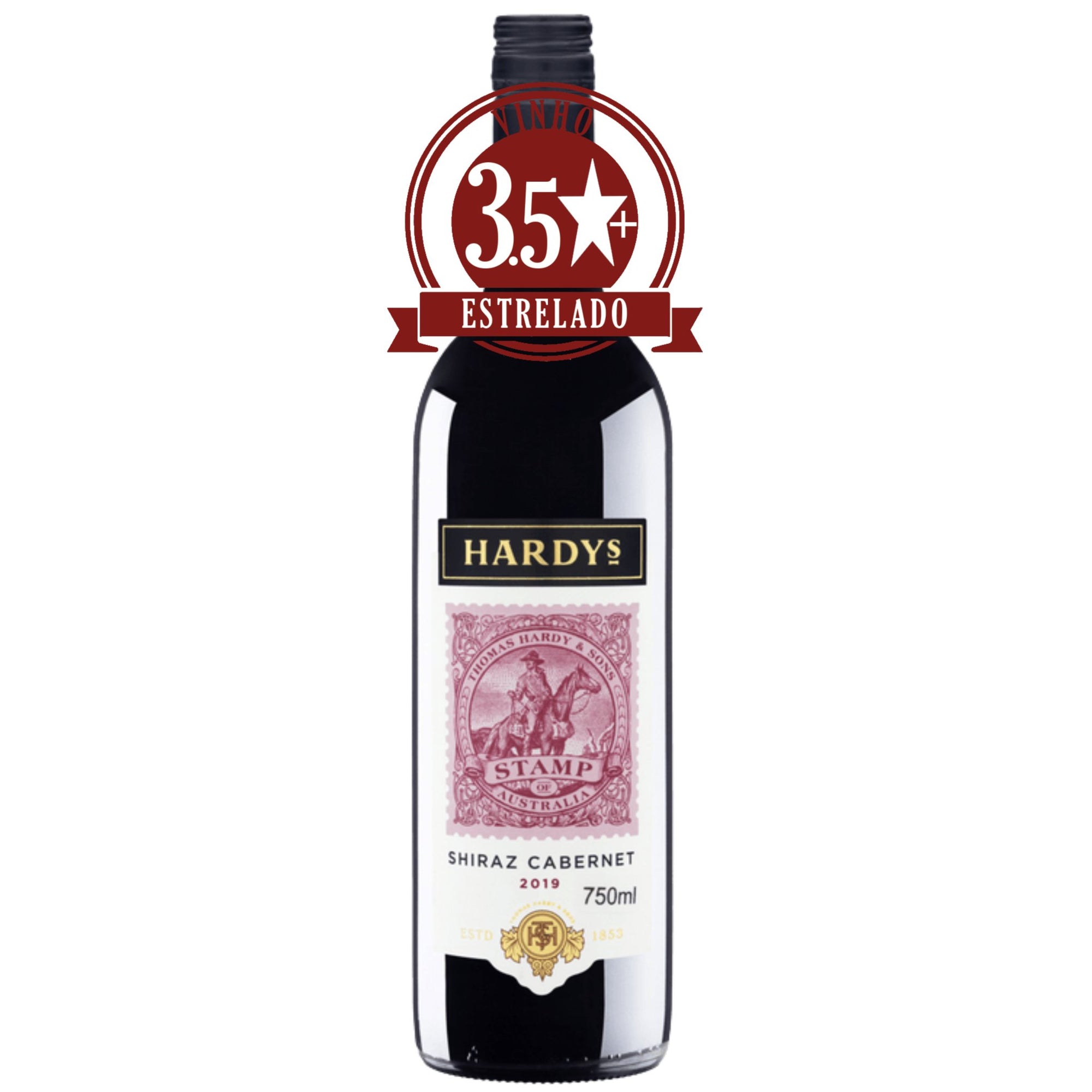 Hardys Stamp Shiraz Cabernet, South Eastern, Australia 2021 - SmartBuyWines.com.br