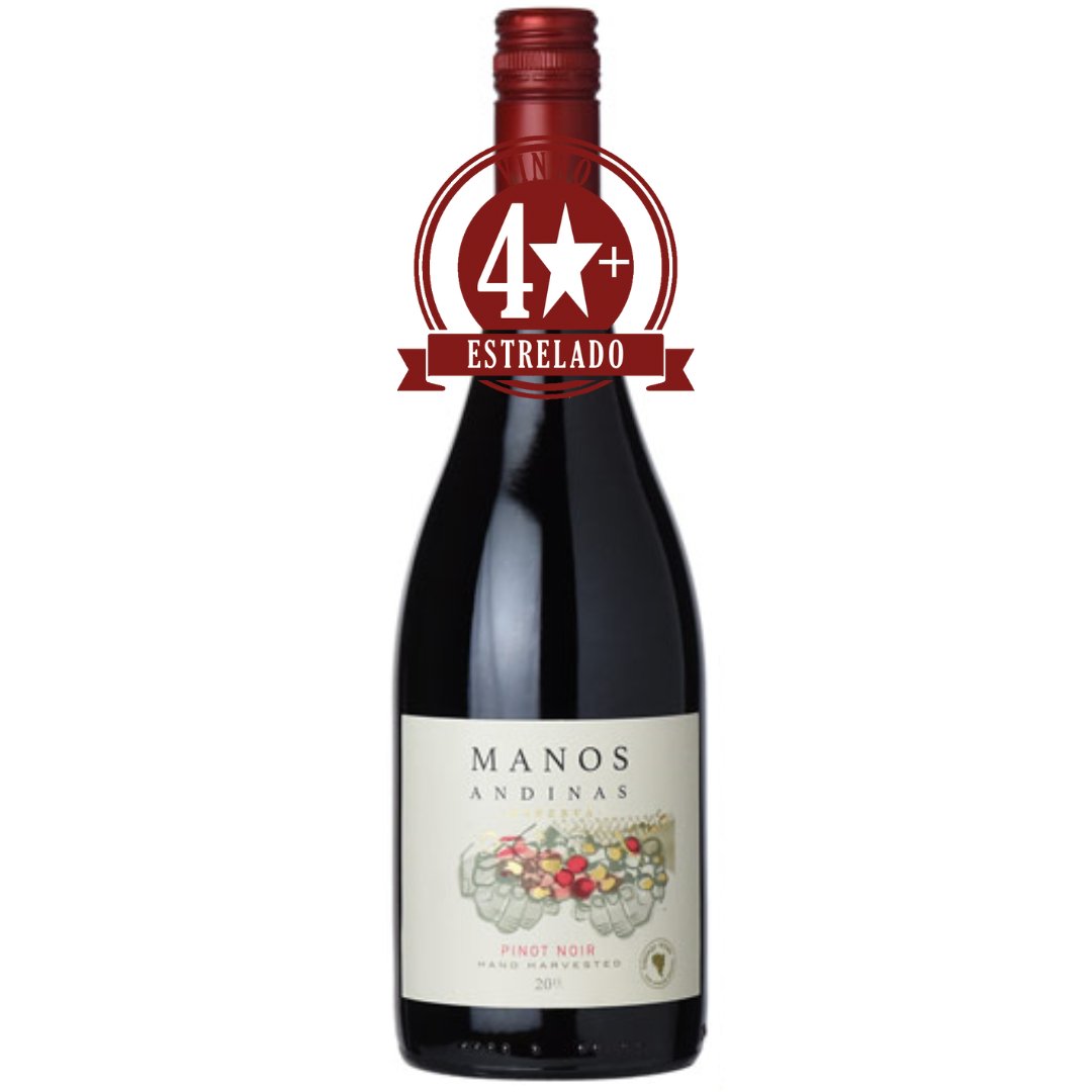 Manos Andinas - Reserva Pinot Noir, Casablanca, Chile 2021 - SmartBuyWines.com.br