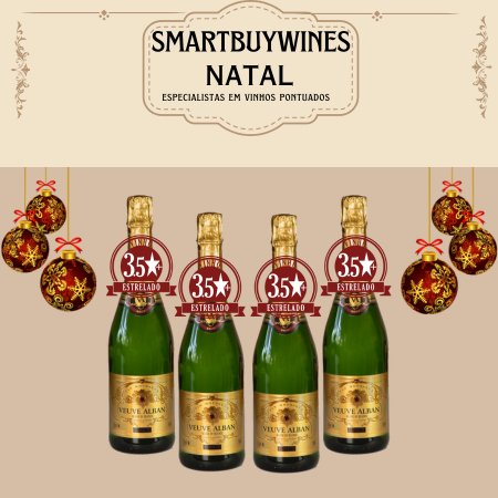 Oferta de Natal - Les Grand Chais de France - Veuve Alban Blanc des Blanc Brut, Bordeaux NV - SmartBuyWines.com.br
